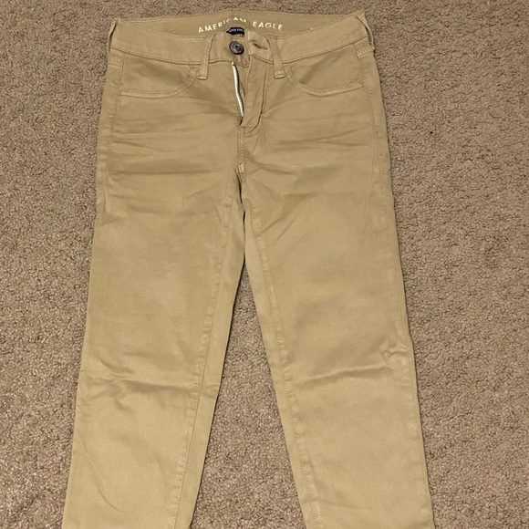American Eagle khaki jeggings - Picture 1 of 2